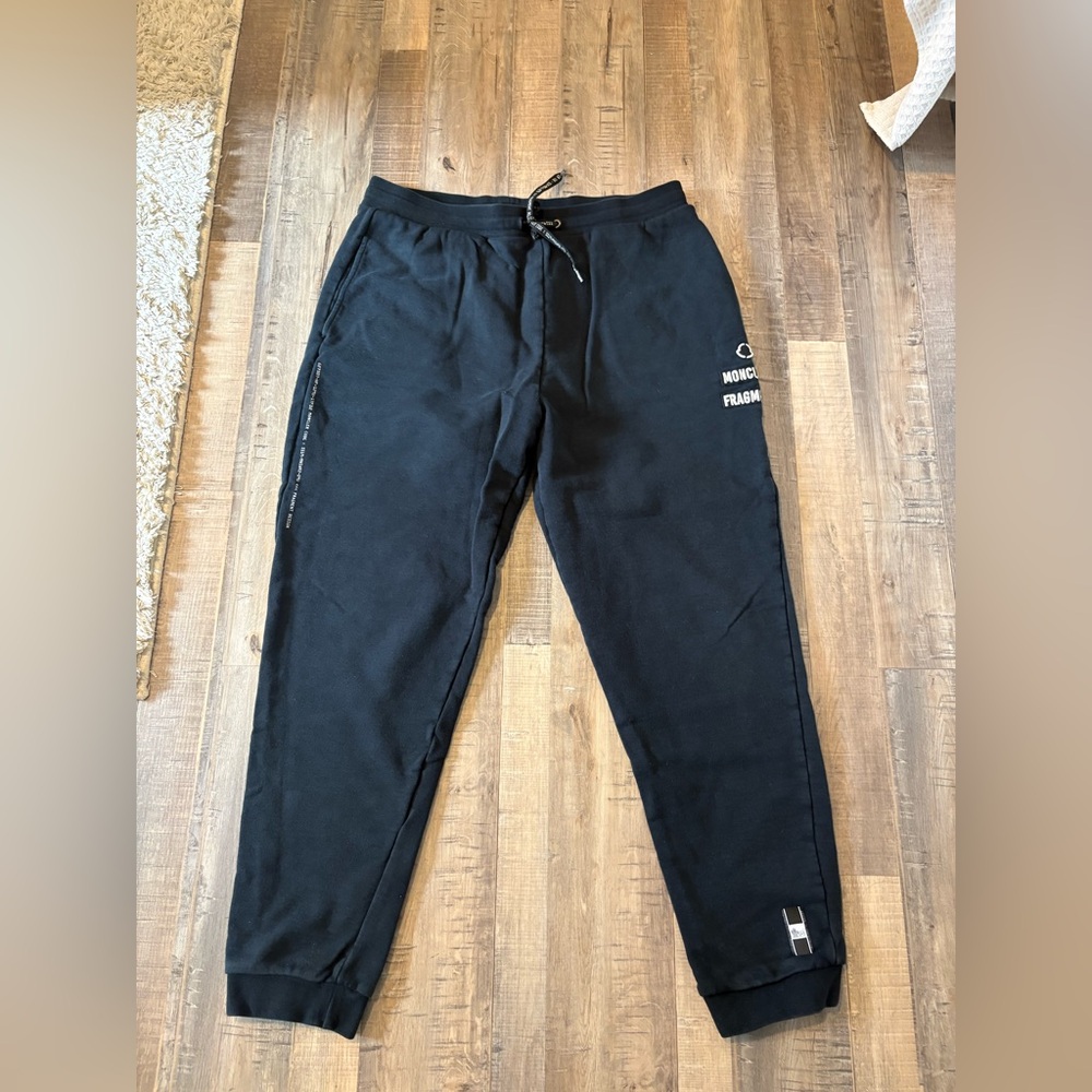 Brand New Men’s Authentic Moncler Black Jogger Sweatpants